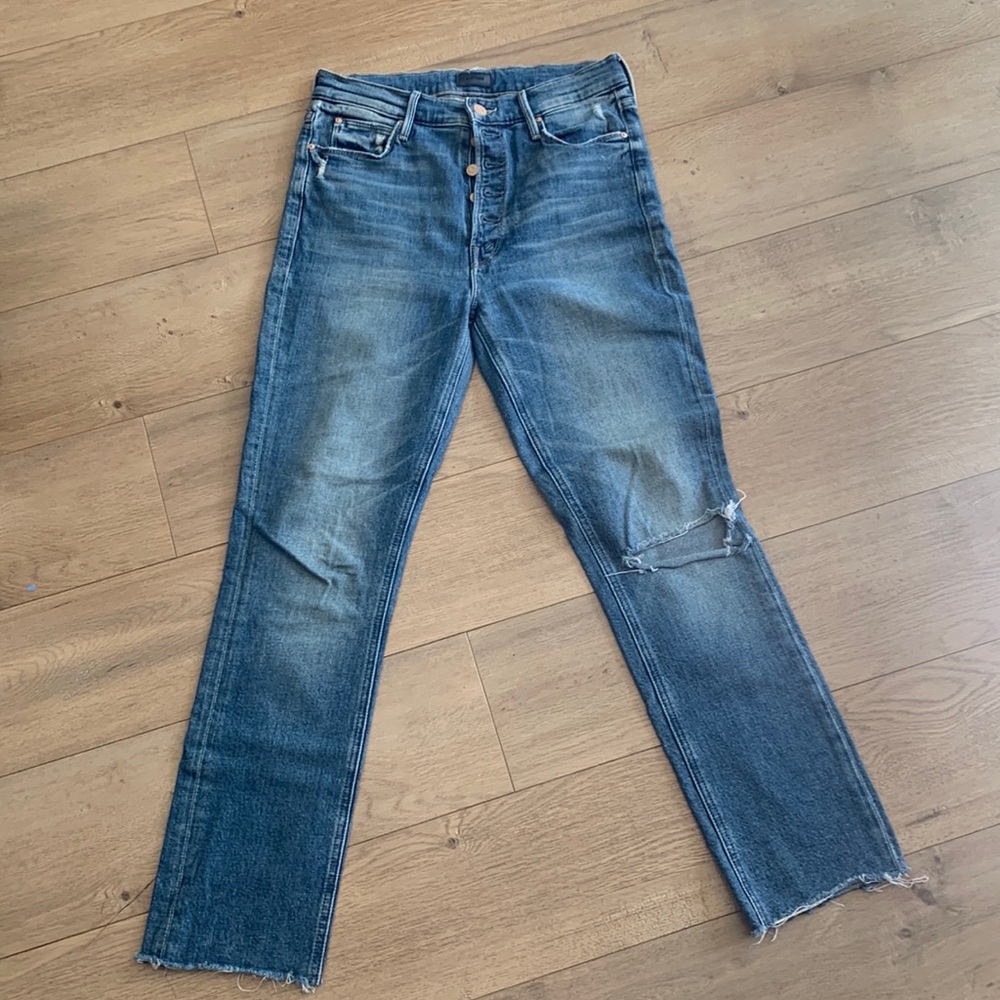 Mother jeans The Pixie Dazzler Ankle Fray
